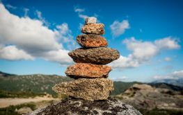 Pile of granite stones