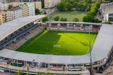 Stadium in Helsinki, Finland