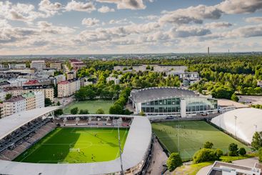 Stadium in Helsinki, Finland