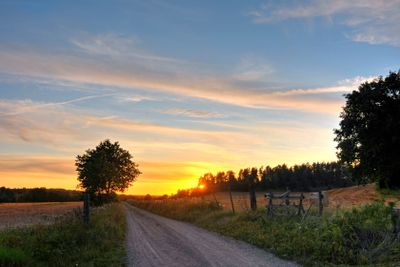 At the end of the way