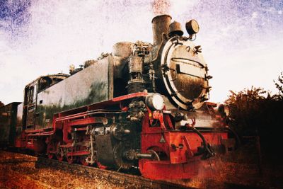 Old steam locomotive
