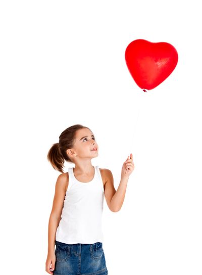 Girl with a red balloon