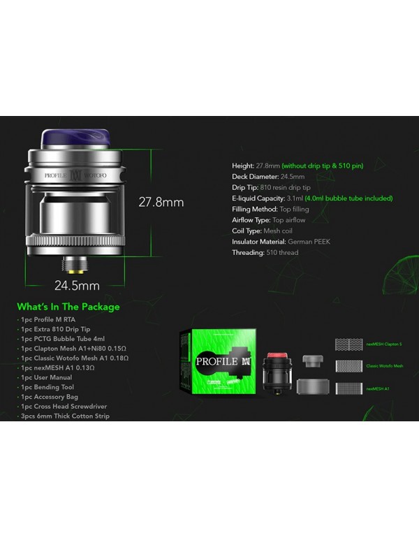 Wotofo Profile M RTA