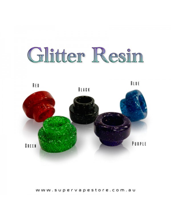 810 Drip Tips - Glitter Resin - Low-Profile