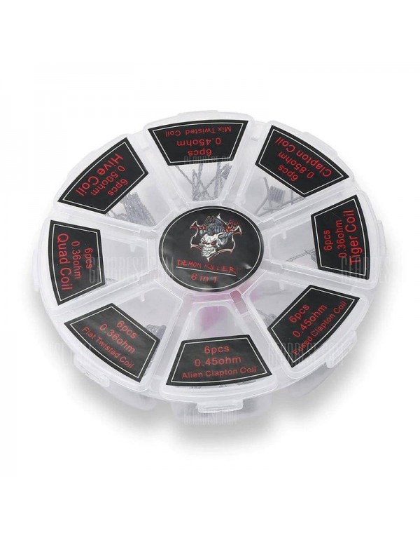 Demon Killer Pre-Built Coil 8 in 1 Kit - (52pcs)
