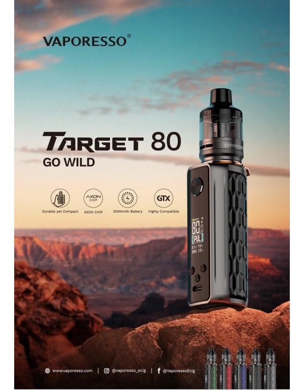 Vaporesso - Target 80 Mod Kit with GTX Pod Tank