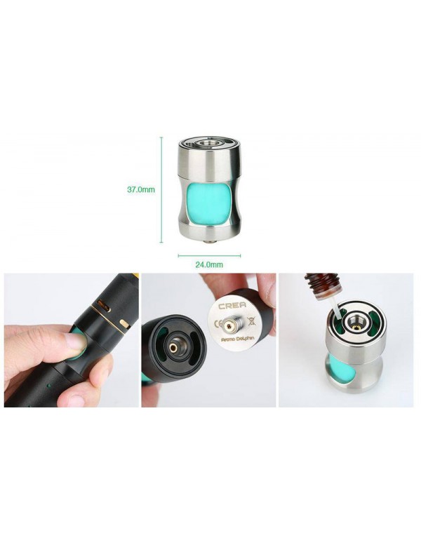 Cthulhu Squonk Genius Adapter - 7ml - Black/SS