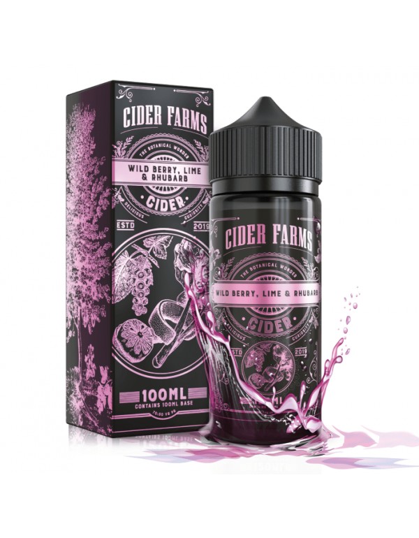 Cider Farms - Wild Berry Lime & Rhubarb - 100ml