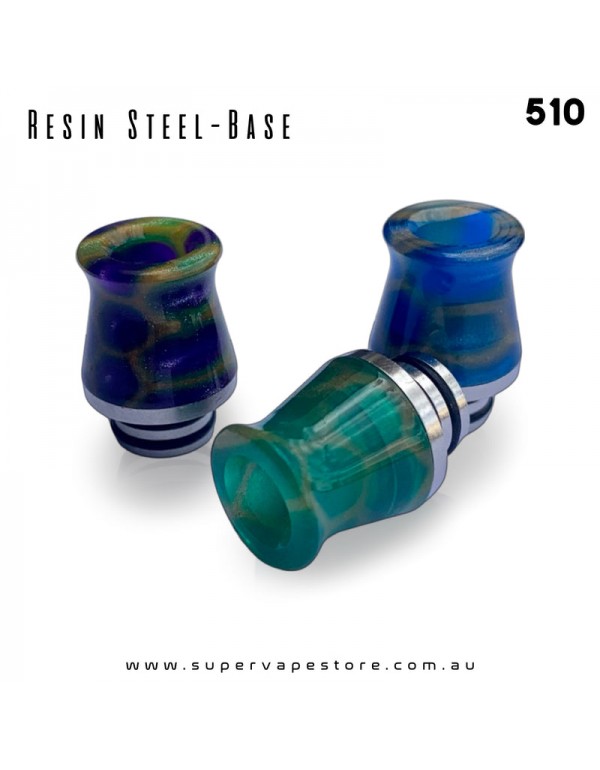 510 Drip Tip - Resin Steel Base