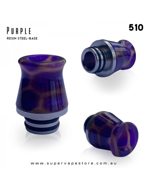 510 Drip Tip - Resin Steel Base