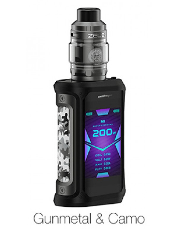Geekvape Aegis X 200W Box Mod Kit With ZEUS Sub Ohm Tank - 5ml