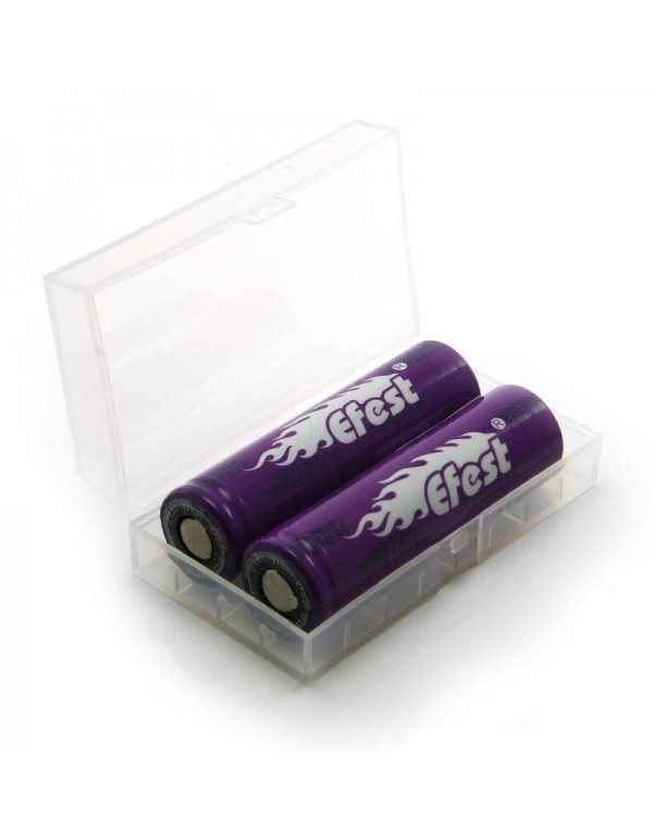 Efest Battery Hard Plastic Case to fit 2 x 18650 Batteries