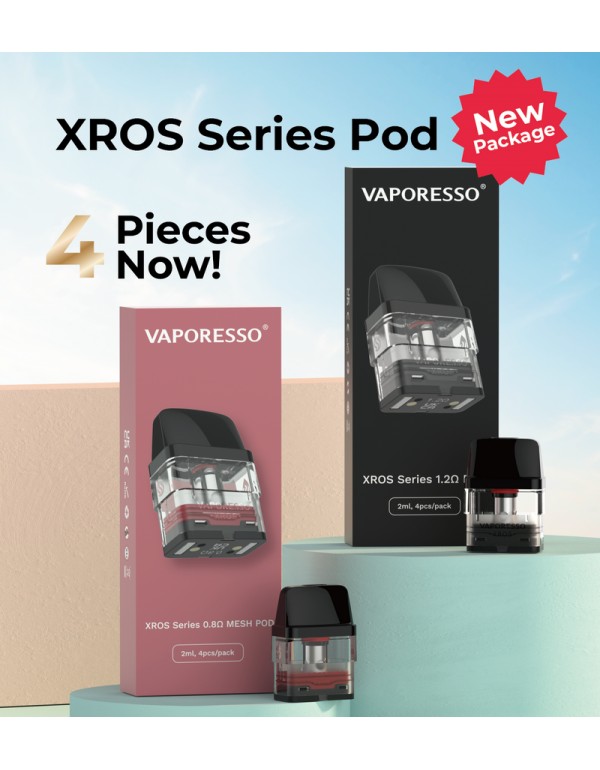 Vaporesso XROS Series | Pod Cartridge 2ml (4pcs/pa...