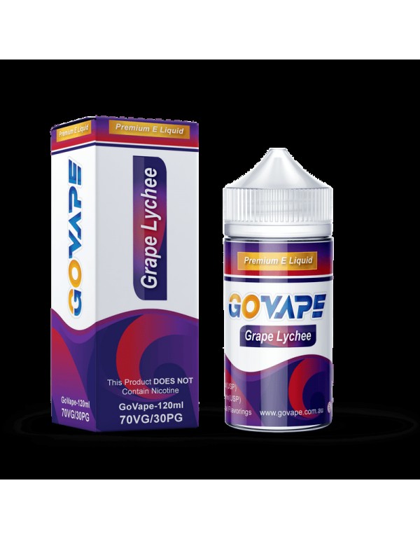GO VAPE PREMIUM E-LIQUID - GRAPE LYCHEE - 120ml