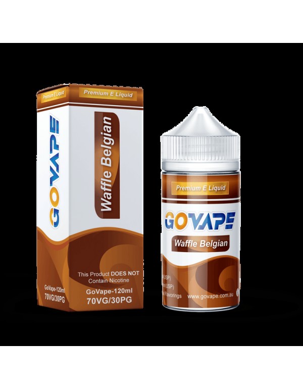 GO VAPE PREMIUM E-LIQUID - WAFFLE BELGIAN - 120ml