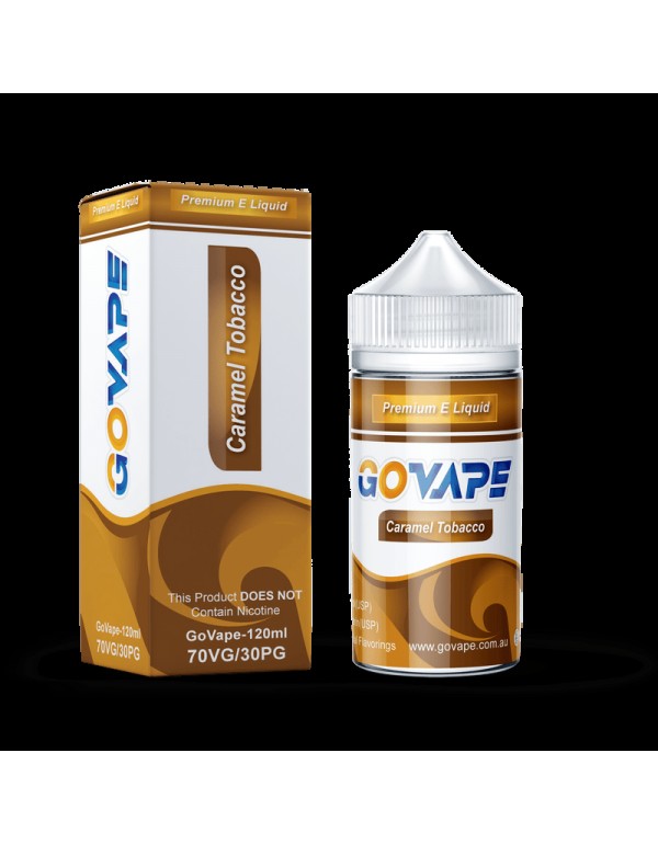 GO VAPE PREMIUM E-LIQUID - CARAMEL TOBACCO - 120ml