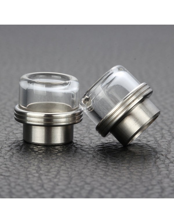 810 Drip Tip - Metal Base Clear
