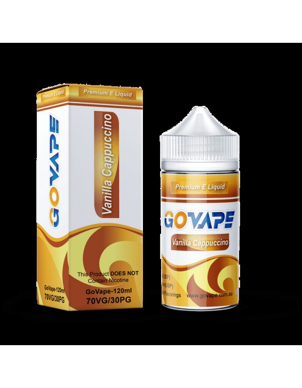 GO VAPE PREMIUM E-LIQUID - VANILLA CAPPUCCINO - 12...