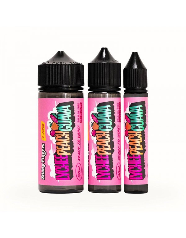 Sticky Fingers Ejuice - Lychee Peach Guava