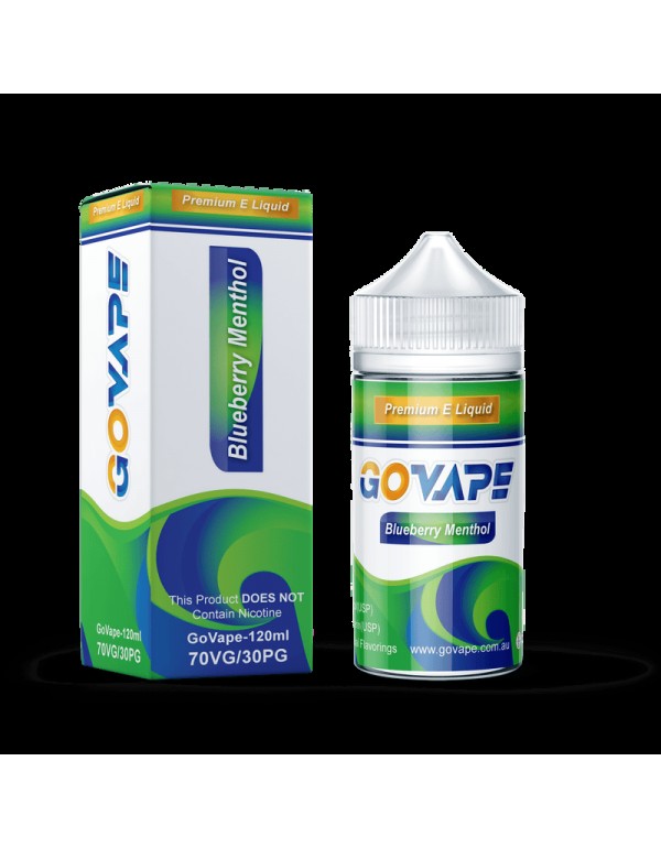 GO VAPE PREMIUM E-LIQUID - BLUEBERRY MENTHOL - 120...