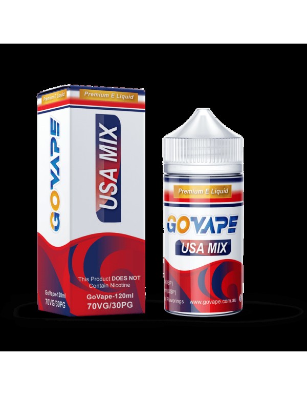 GO VAPE PREMIUM E-LIQUID - USA TOBACCO MIX - 120ml