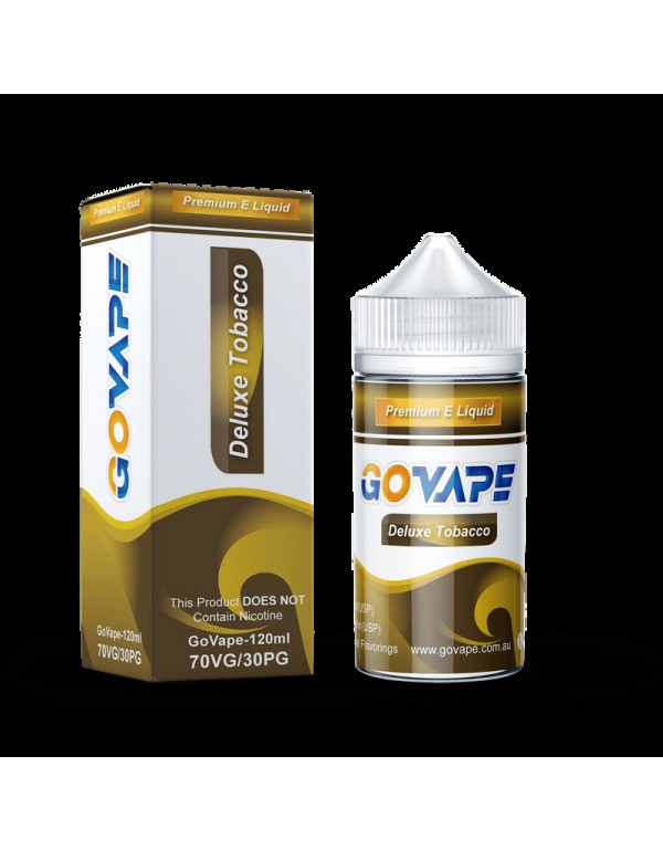 GO VAPE PREMIUM E-LIQUID - DELUXE TOBACCO - 120ml