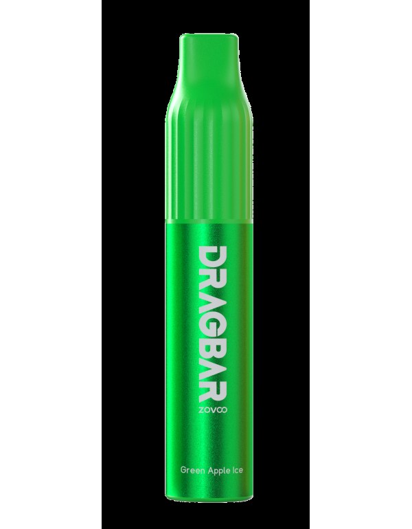 ZOVOO - DRAGBAR 1000 - Green Apple Ice - 0MG Dispo...