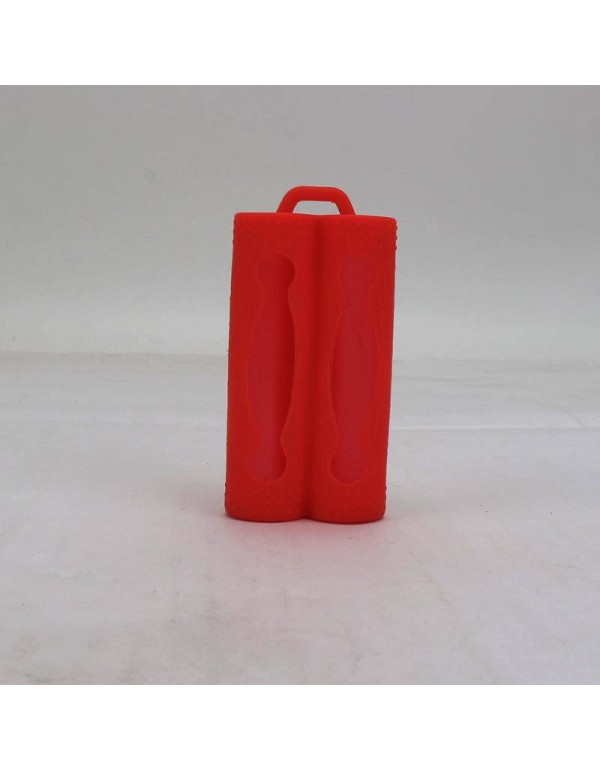 Dual 18650 Silicone Battery Case