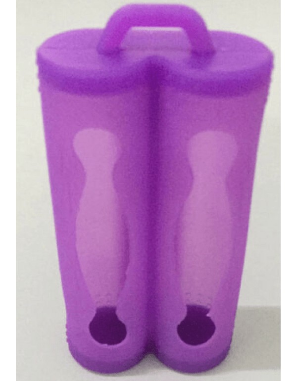 Dual 18650 Silicone Battery Case