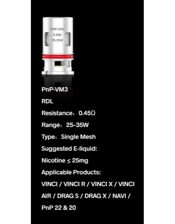 VOOPOO PnP Coils/RBA - 5pcs